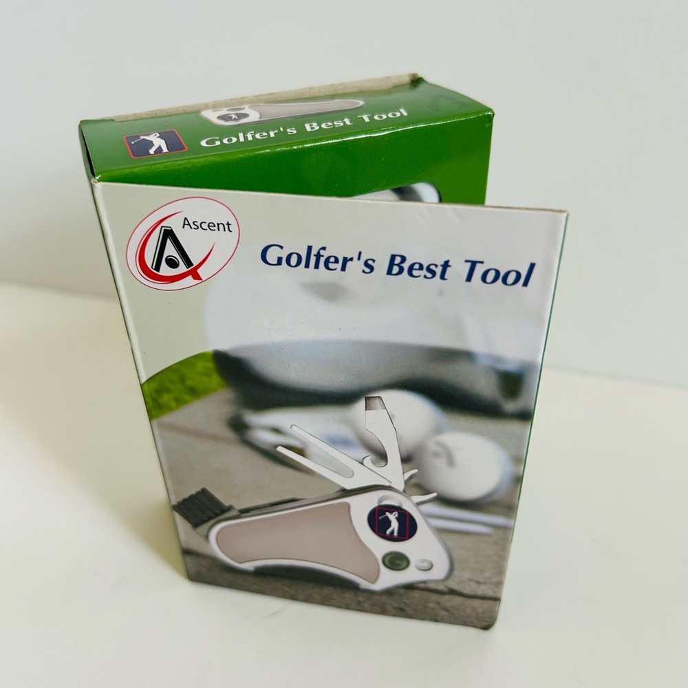 Golfer's Tool Golf Multitool All-IN-ONE - Stroke Counter Divot Repair Tool